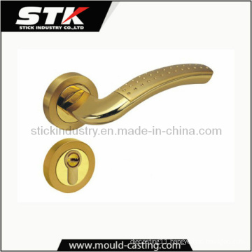 Zinc Alloy Lock Handle by Pressure Casting (STK-14-Z0032)